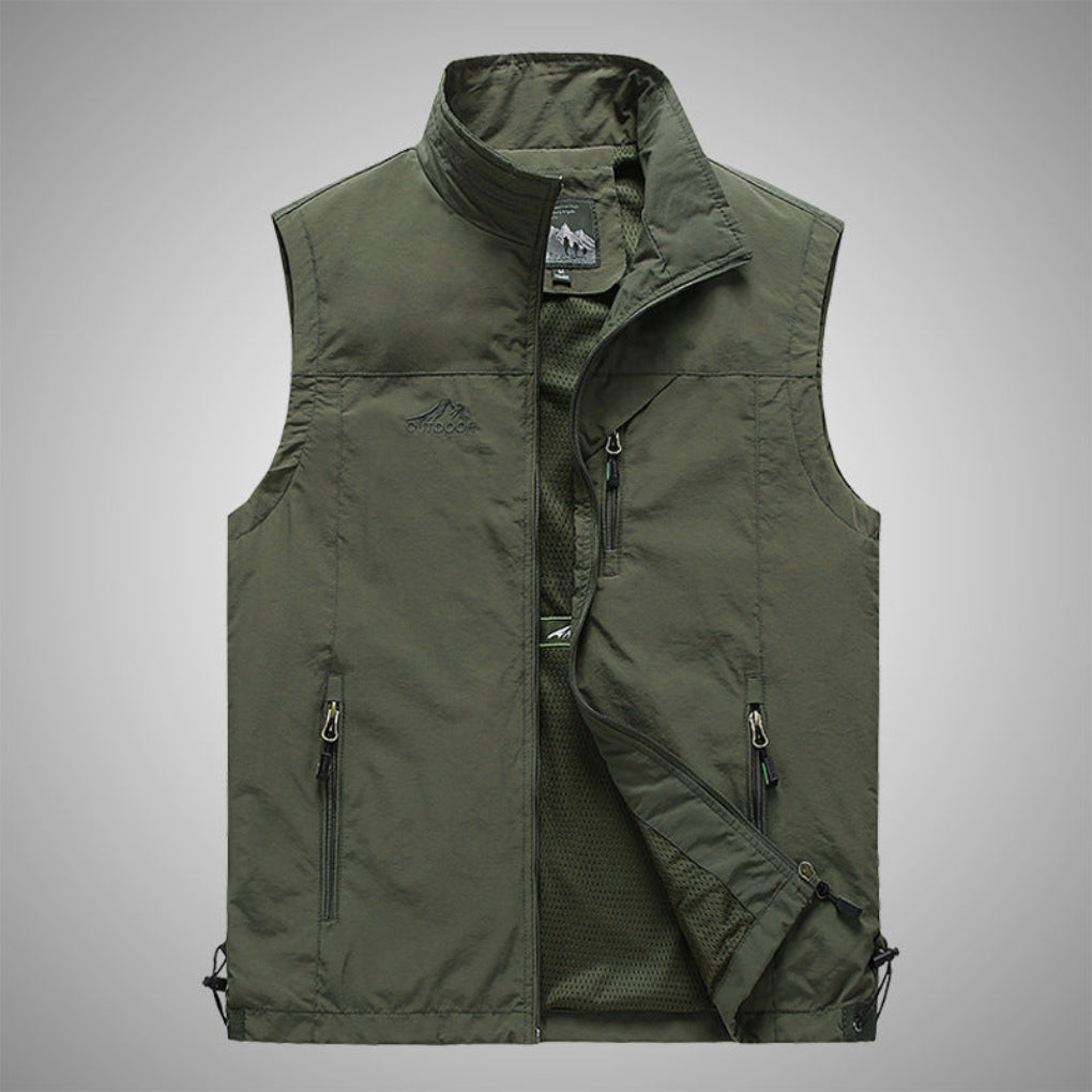 Gilet casual da uomo per attività all'aperto
