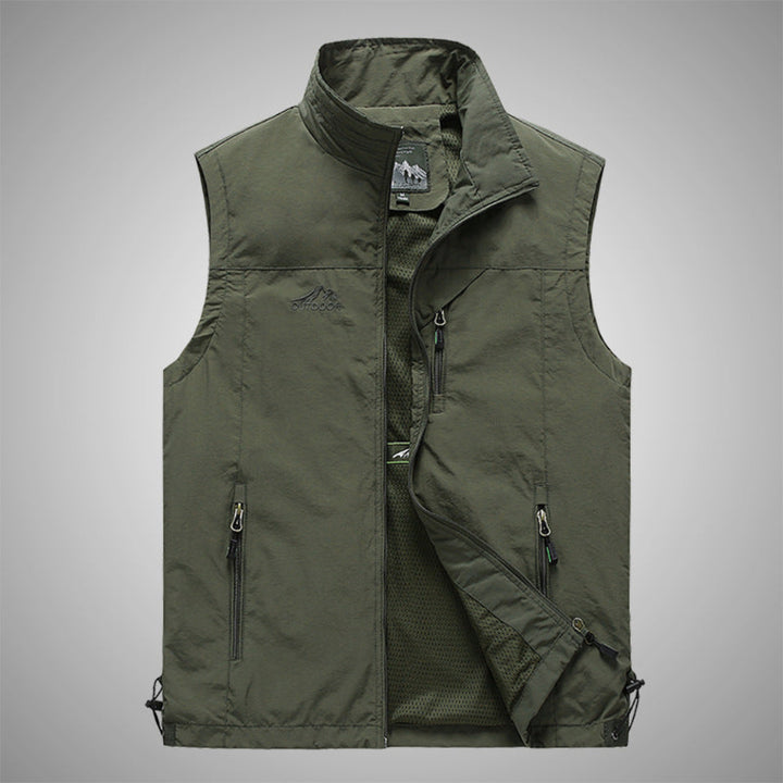 Gilet casual da uomo per attività all'aperto