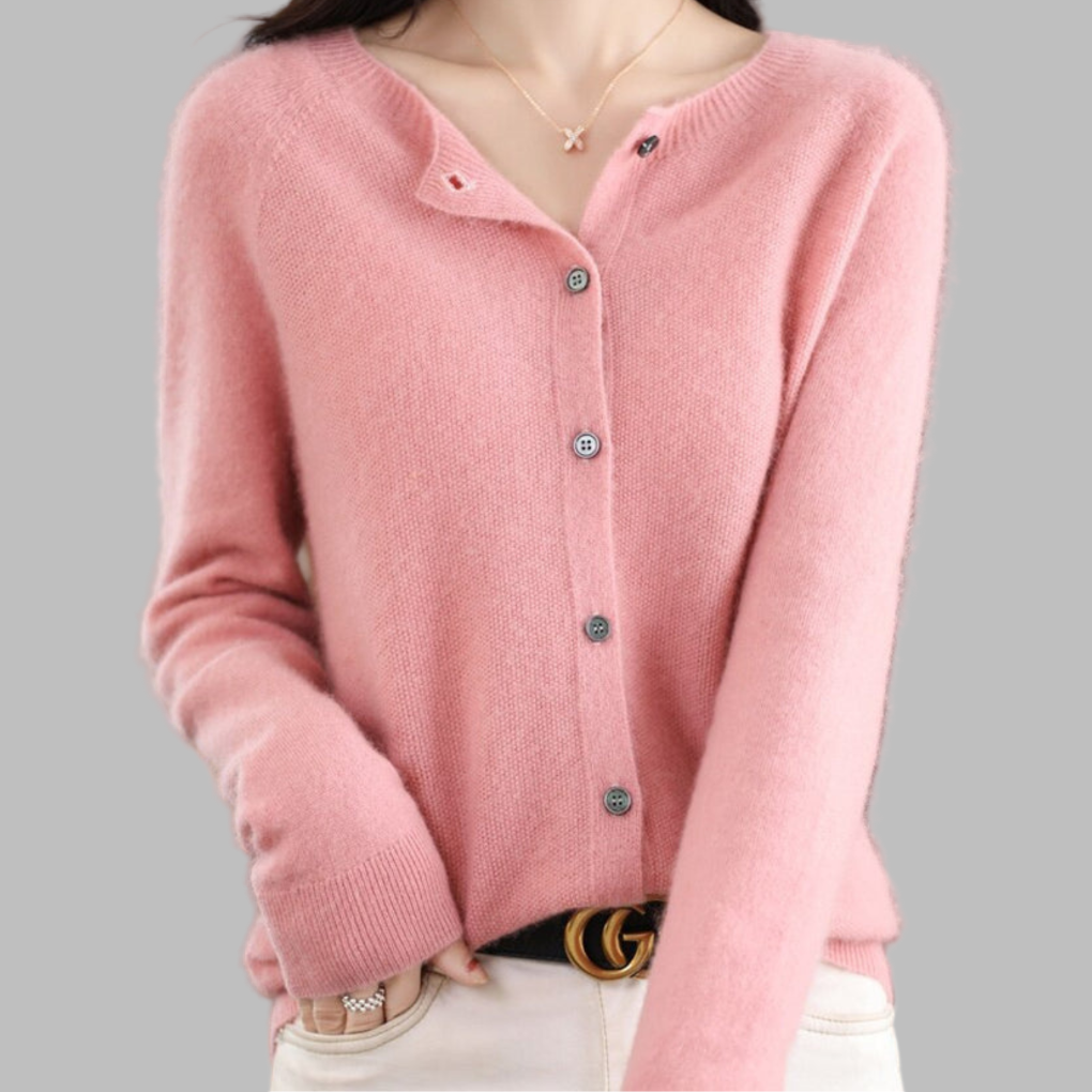 Cardigan con scollo a V da donna