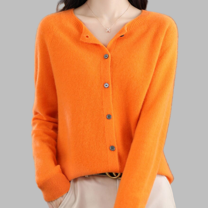 Cardigan con scollo a V da donna