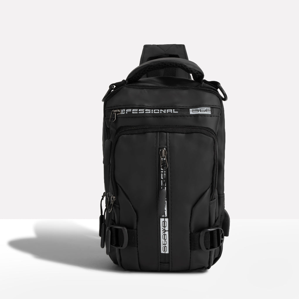 Borsa a tracolla antifurto convertibile da uomo