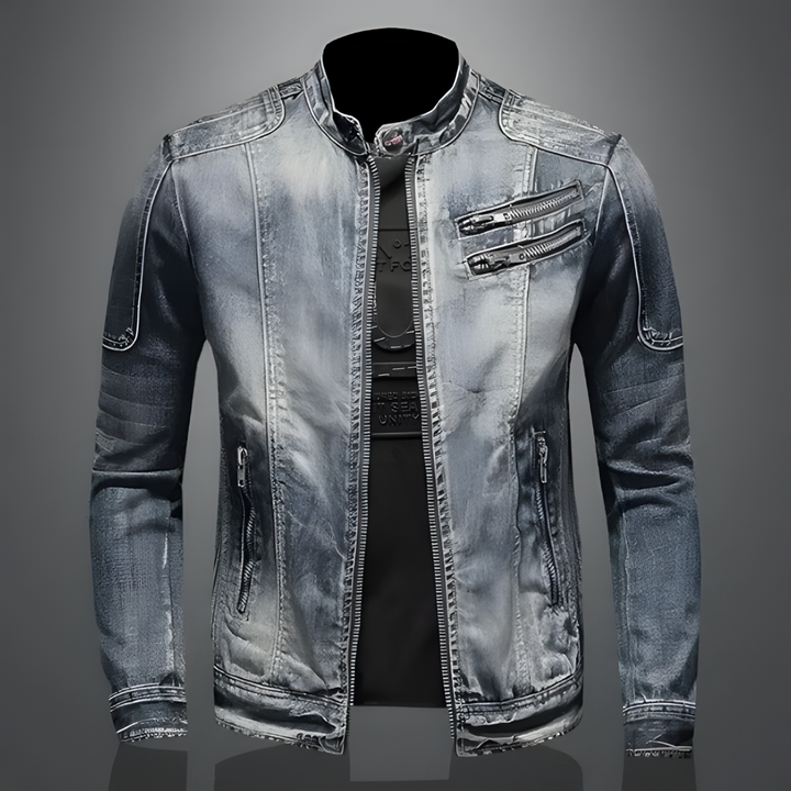 Giacca di jeans retrò da uomo