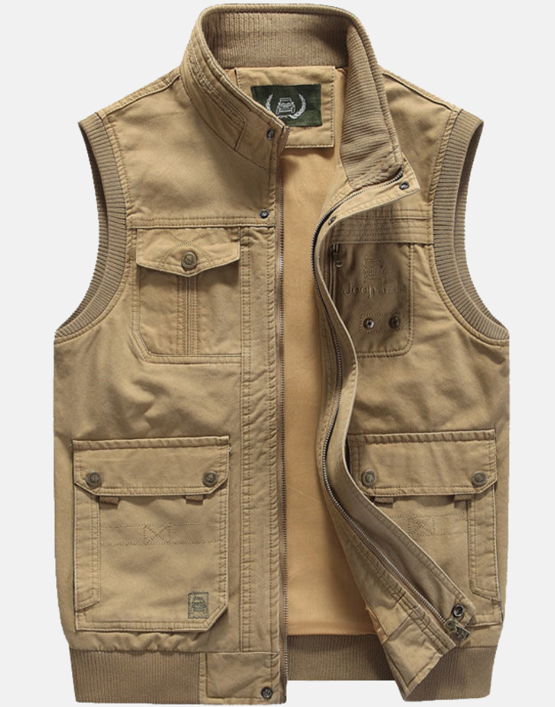 Gilet multitasche da uomo
