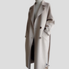 Elegante cappotto lungo in lana