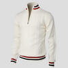 Elegante maglione con cerniera per uomo