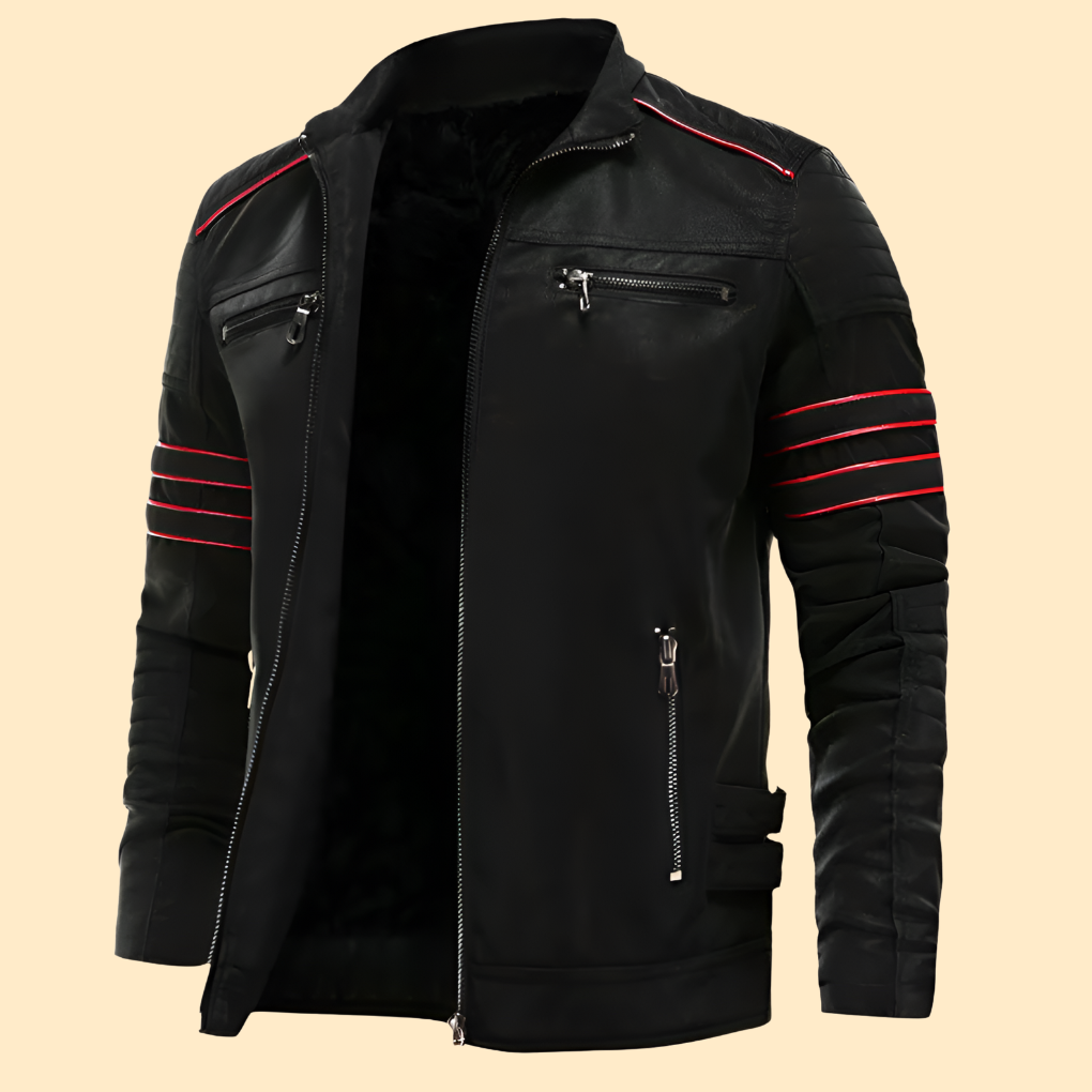 Giacca in Pelle di Lusso da Uomo