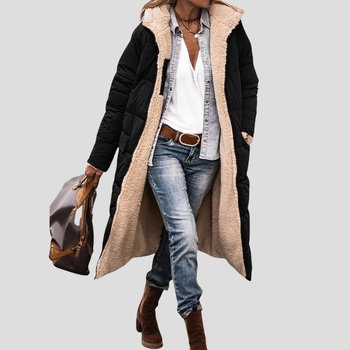 Cappotto invernale reversibile da donna