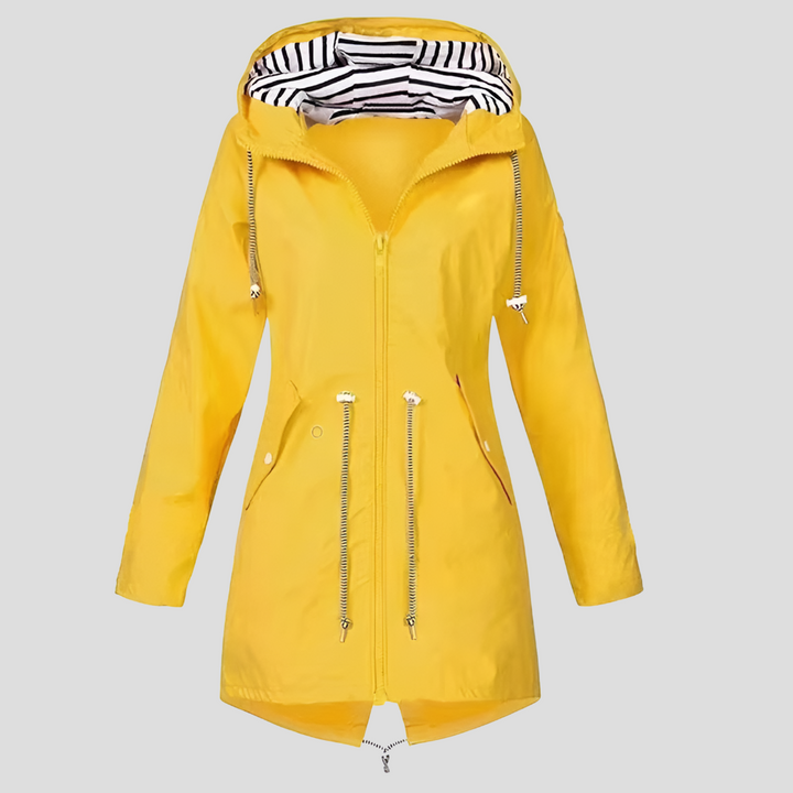 Giacca impermeabile con cappuccio da donna