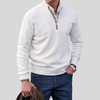 Maglione con cerniera frontale da uomo
