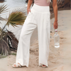 Comodi pantaloni in lino per donna
