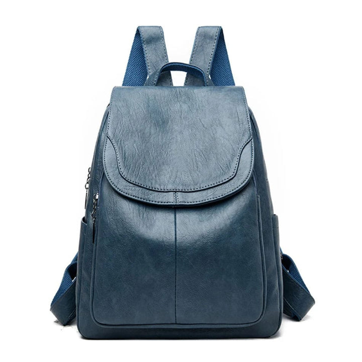 Zaino antifurto in pelle per donne alla moda