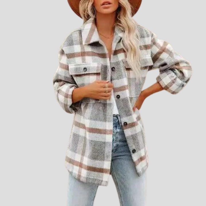 Camicia a quadri da donna