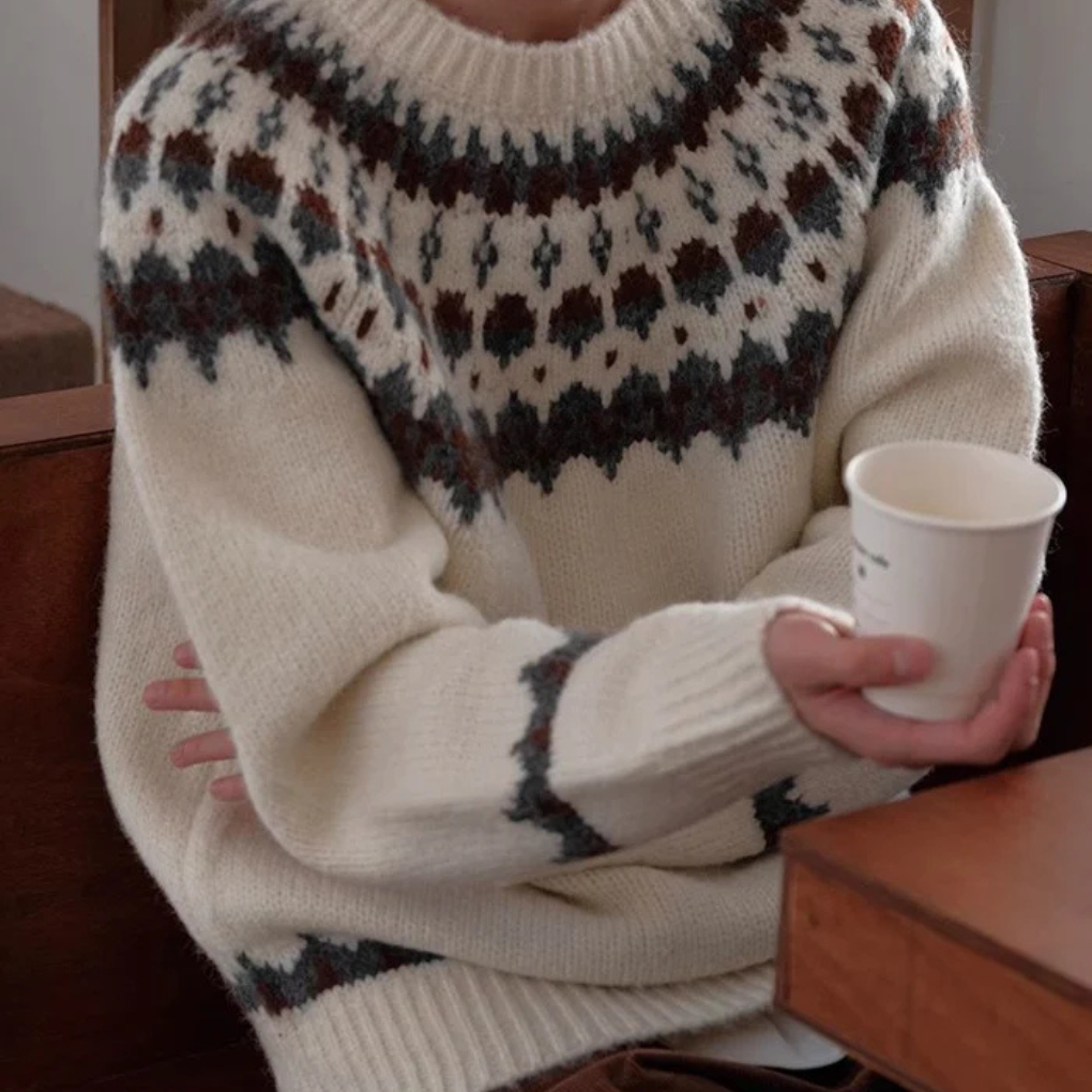 Maglione girocollo vintage da uomo