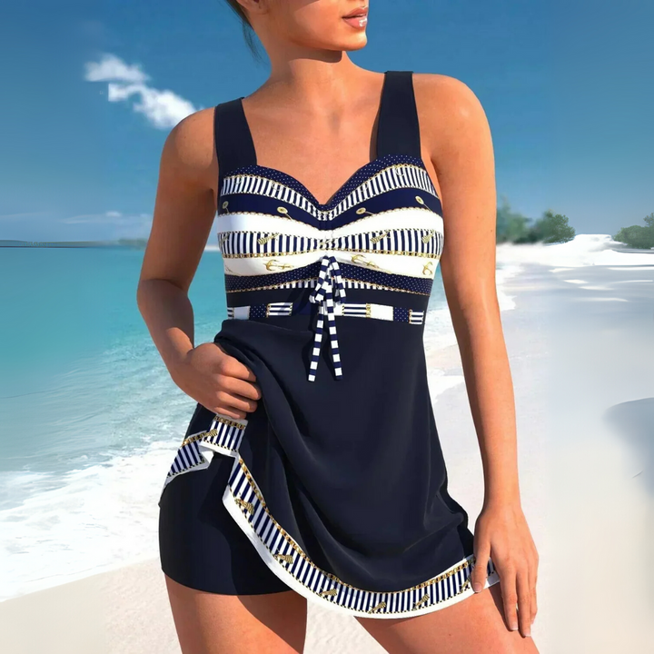 Costume da bagno tankini da donna con stampa azteca