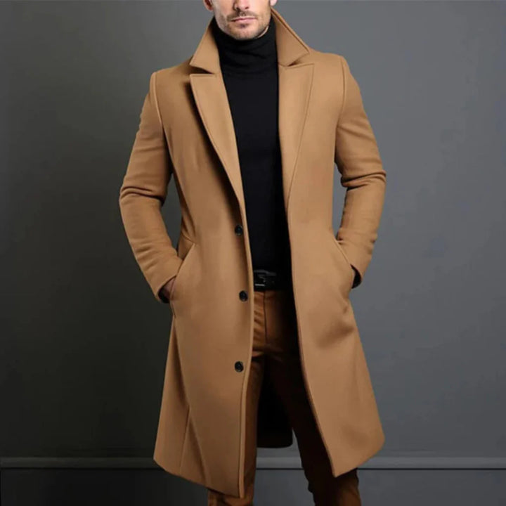 Cappotto in misto lana da uomo: eleganza moderna per le stagioni fredde
