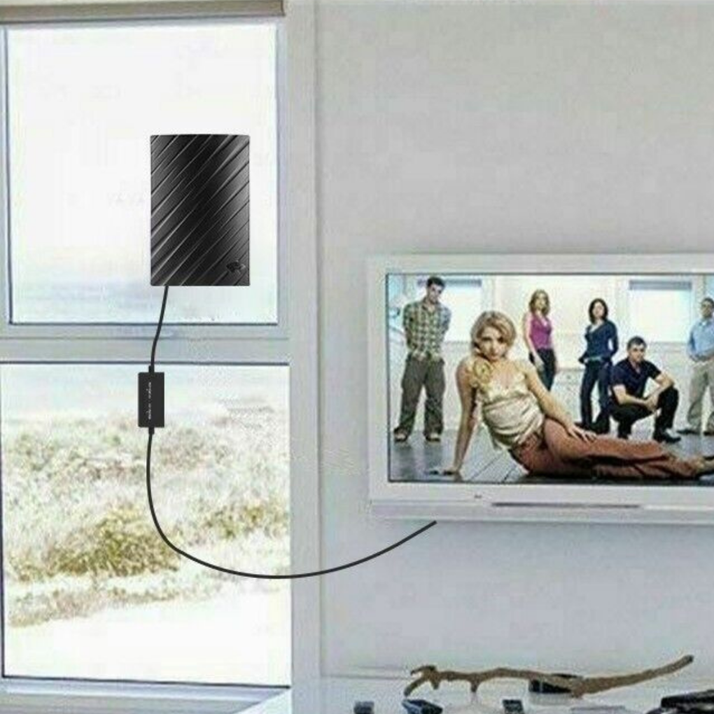 Antenna digitale HDTV 4K per interni a lungo raggio
