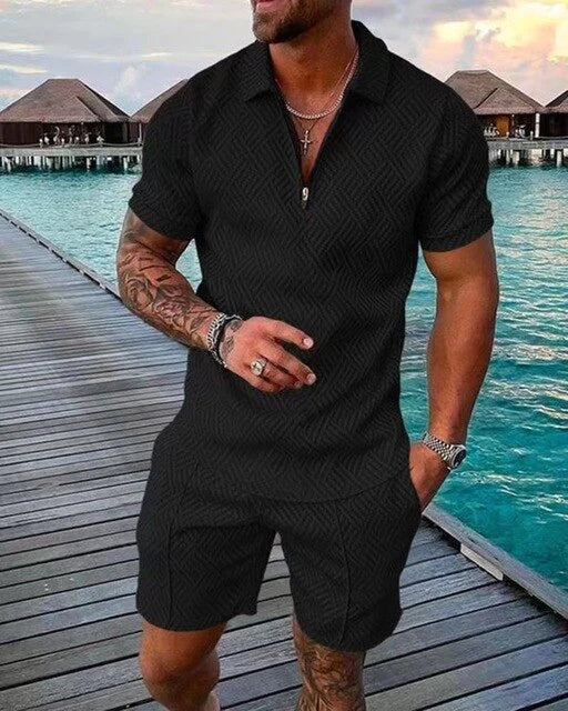 Set estivo Polo e Pantaloncini da uomo