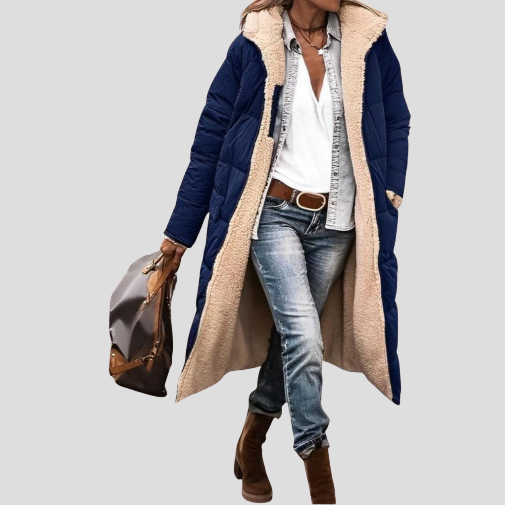 Cappotto invernale reversibile da donna