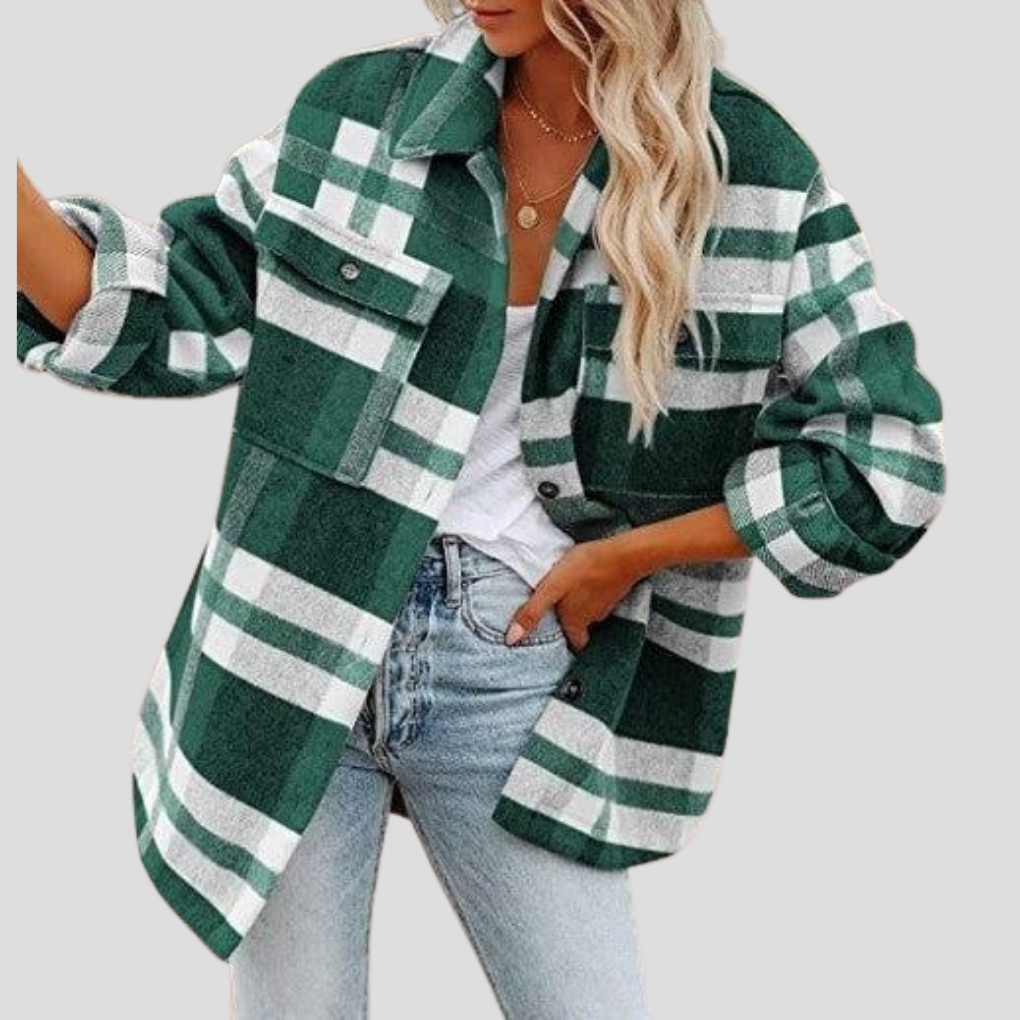 Camicia a quadri da donna