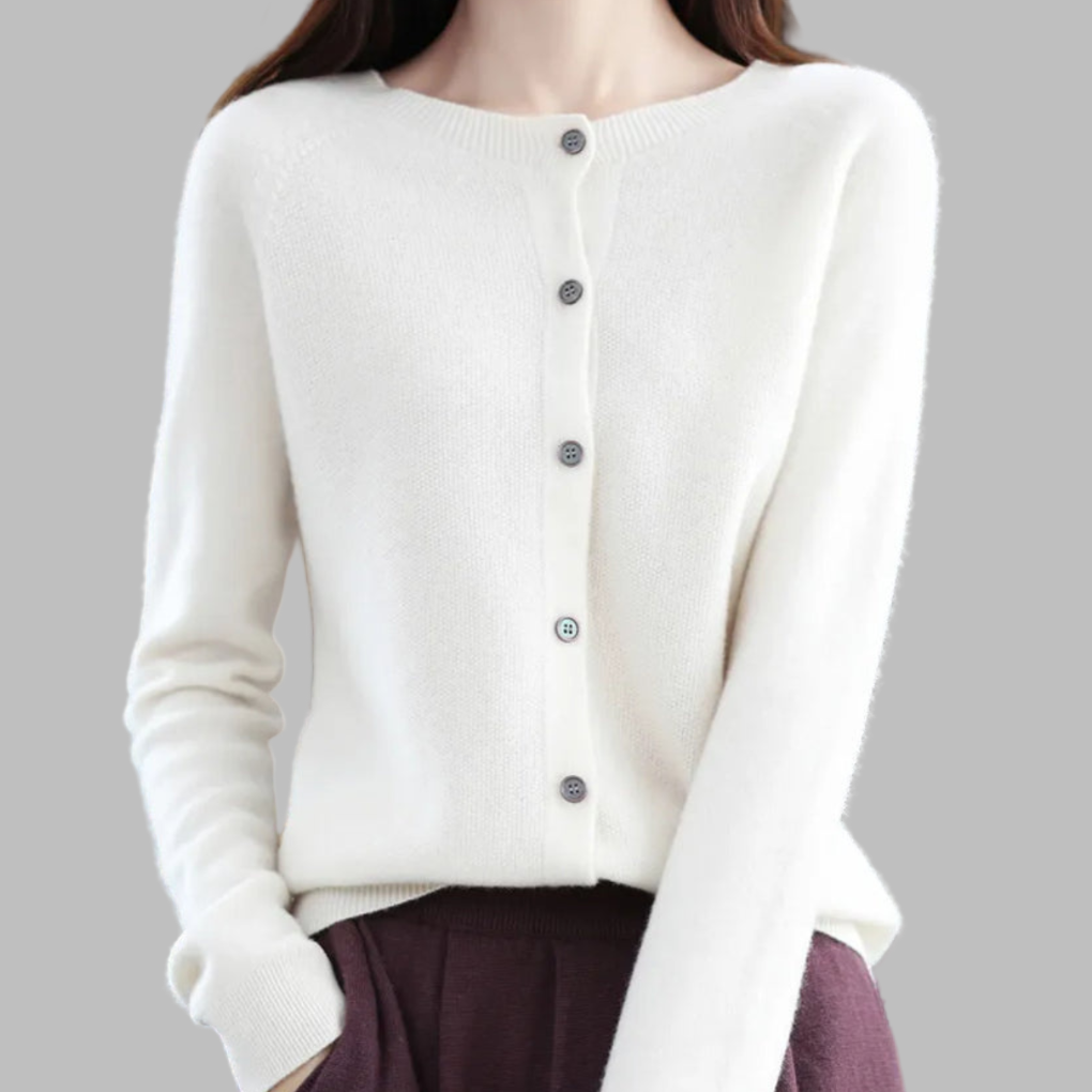 Cardigan con scollo a V da donna