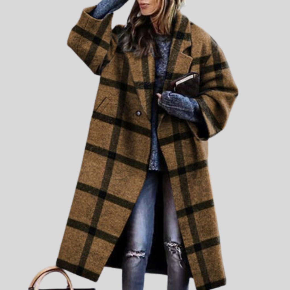 Cappotto invernale lungo da donna