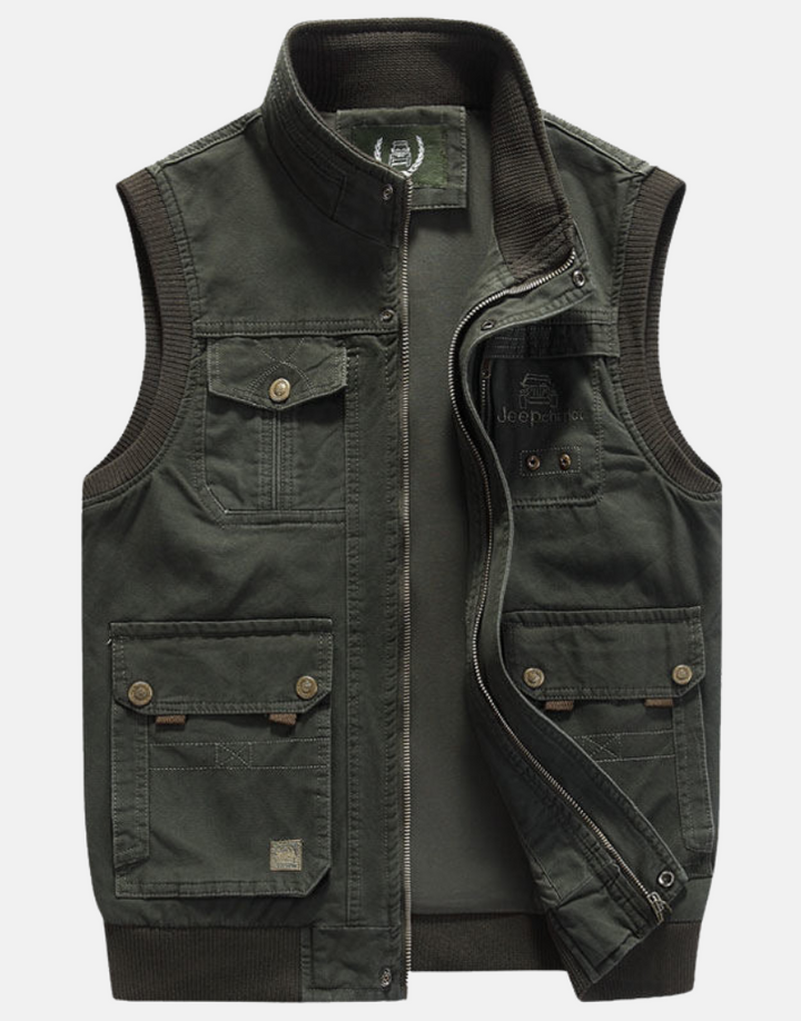 Gilet multitasche da uomo