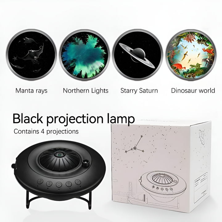 Proiettore di galassie con effetti planetari