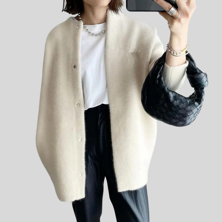 Cardigan elegante – Strato di maglia raffinato