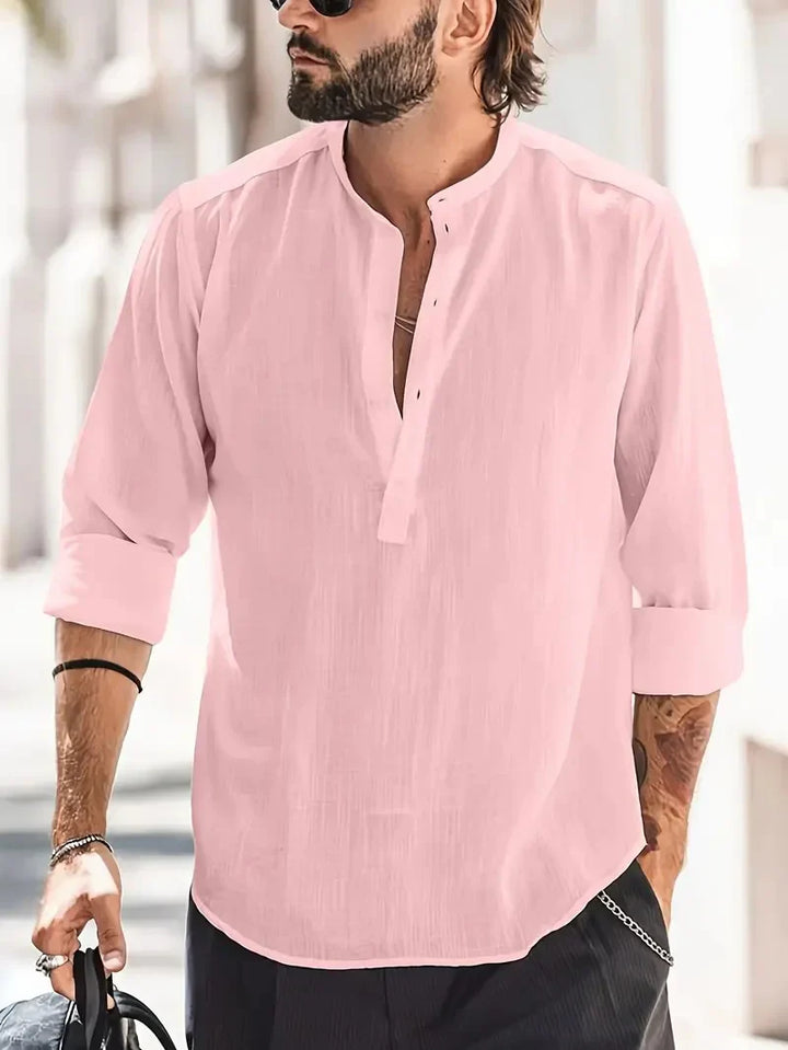 Camicia di lino da uomo