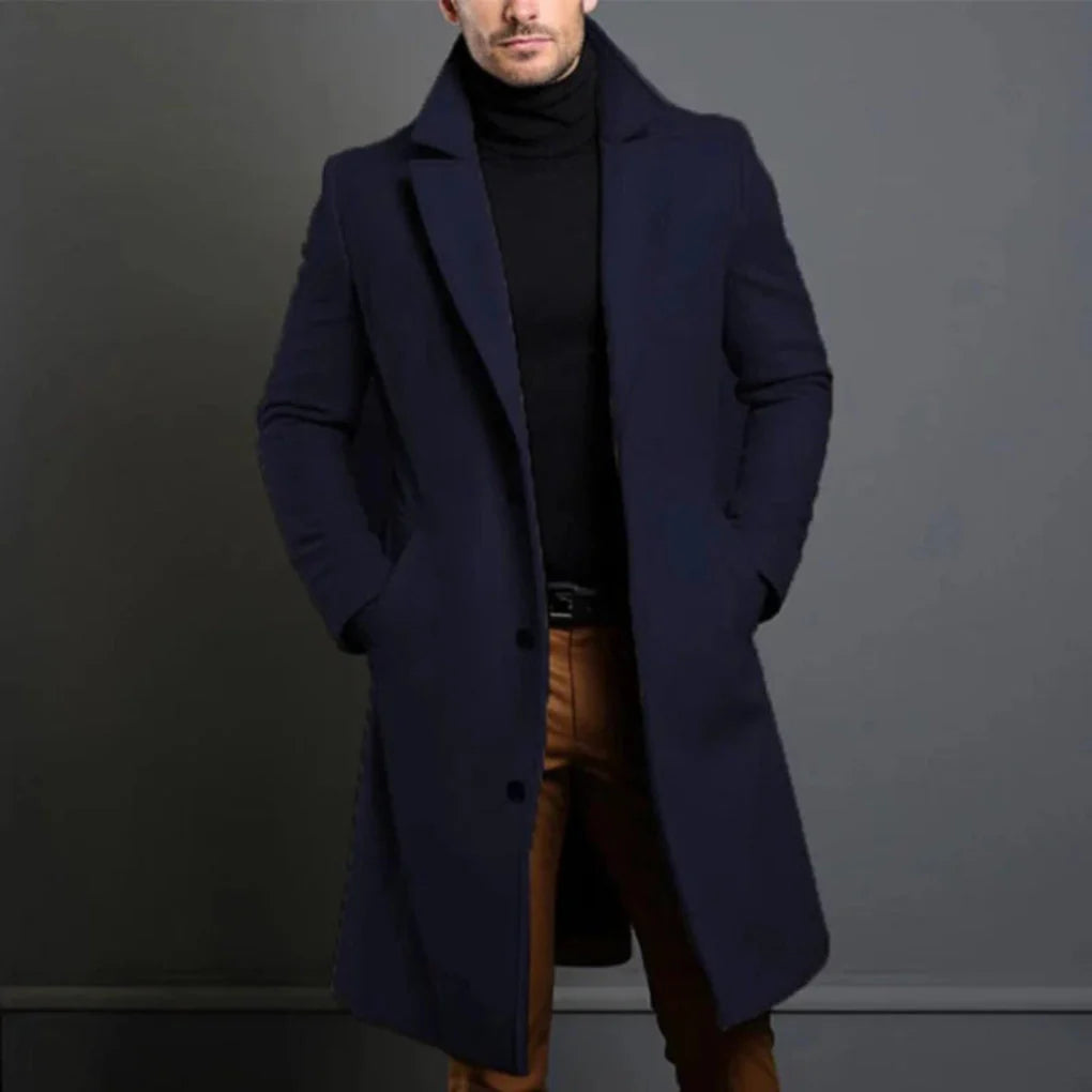 Cappotto in misto lana da uomo: eleganza moderna per le stagioni fredde