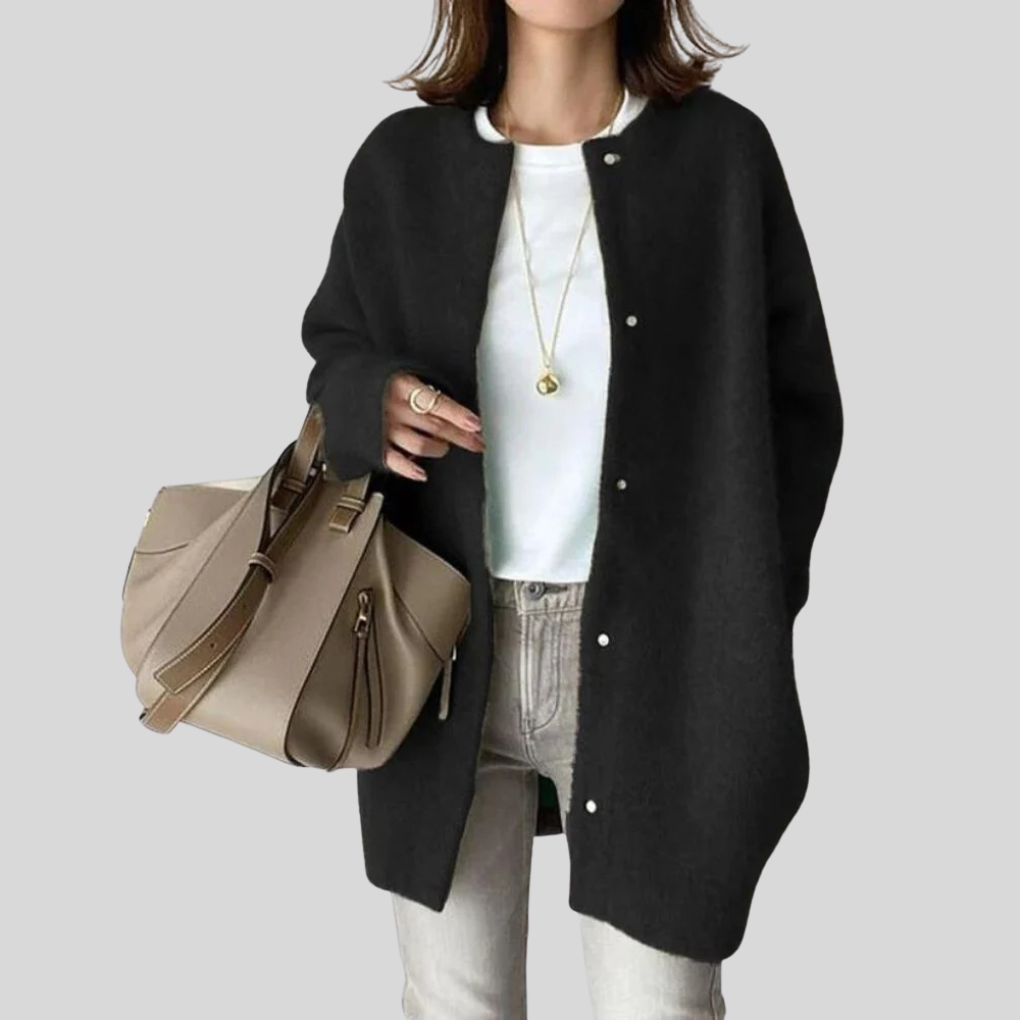 Cardigan elegante – Strato di maglia raffinato