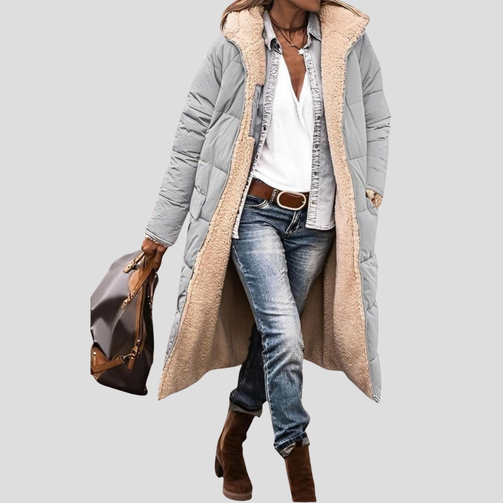 Cappotto invernale reversibile da donna