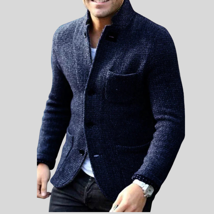 Blazer da uomo con bottoni abbassati