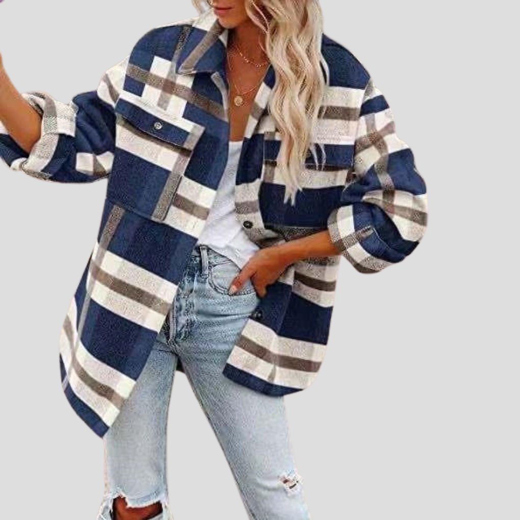 Camicia a quadri da donna