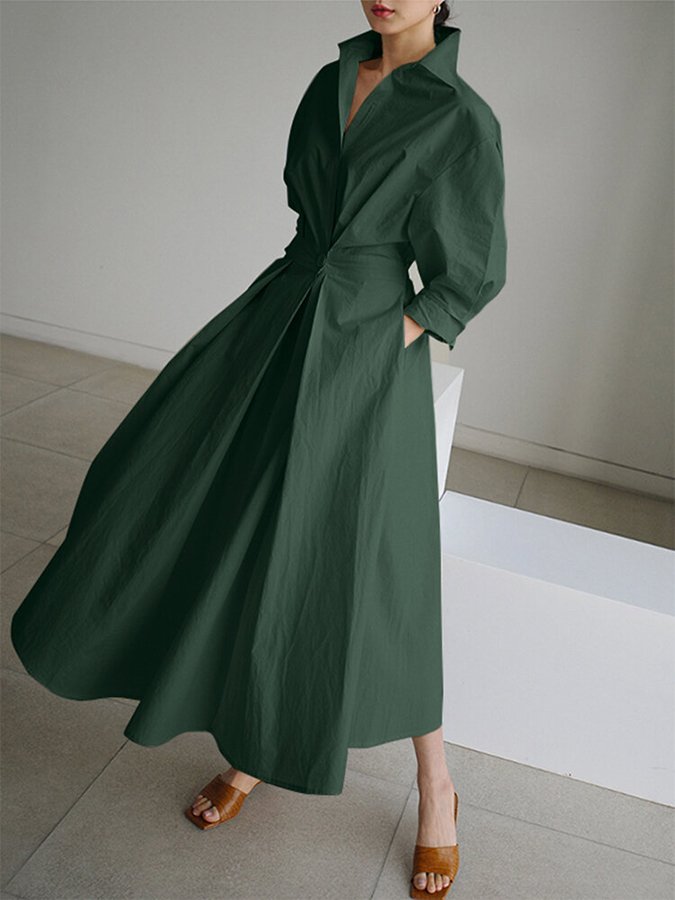 Abito Elegante Lungo da Donna: Raffinatezza e Comfort per Ogni Occasione