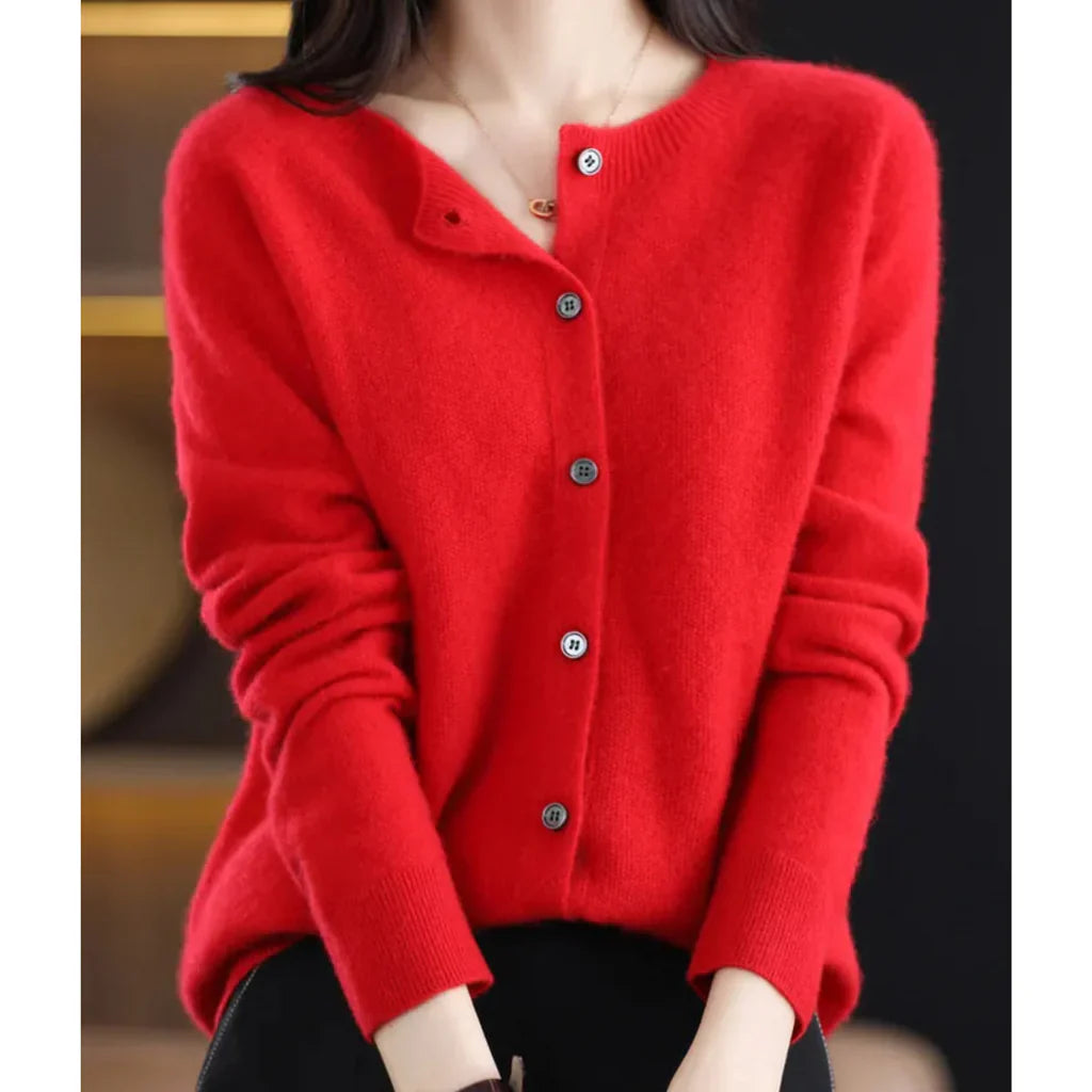 Elara - Cardigan in Lana per Donna