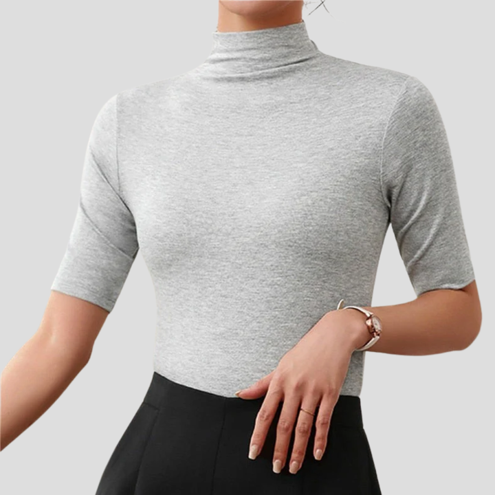 Dolcevita ultrasottile senza cuciture da donna