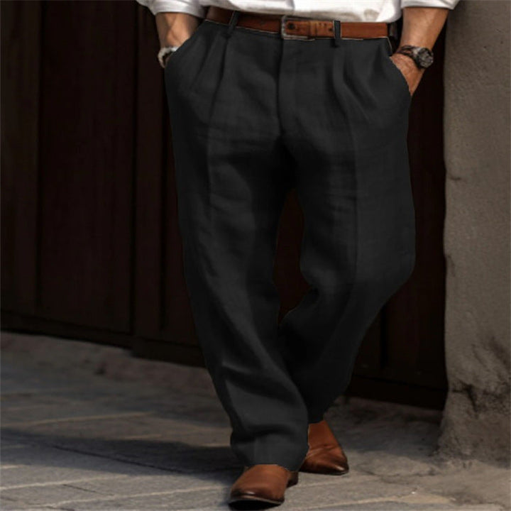Pantaloni di lino leggeri da uomo