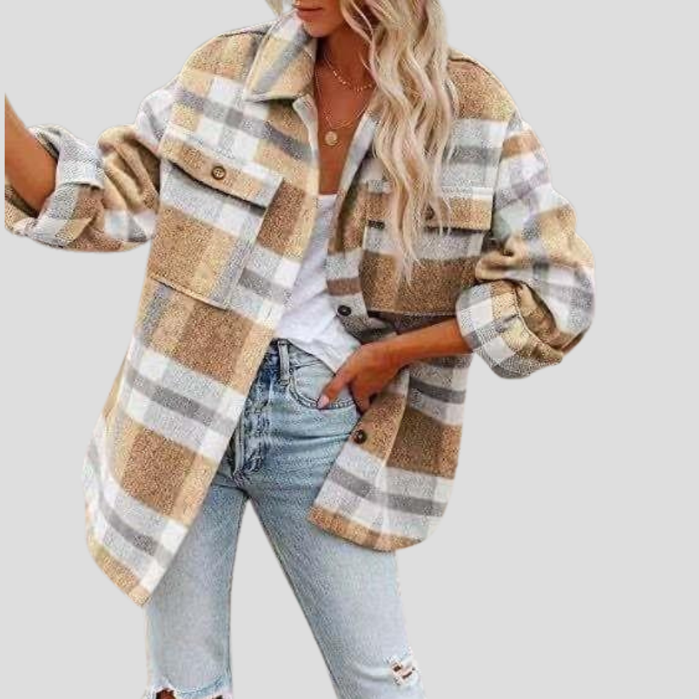 Camicia a quadri da donna