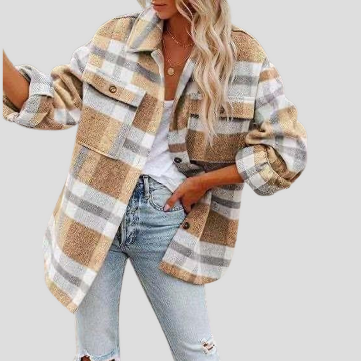Camicia a quadri da donna