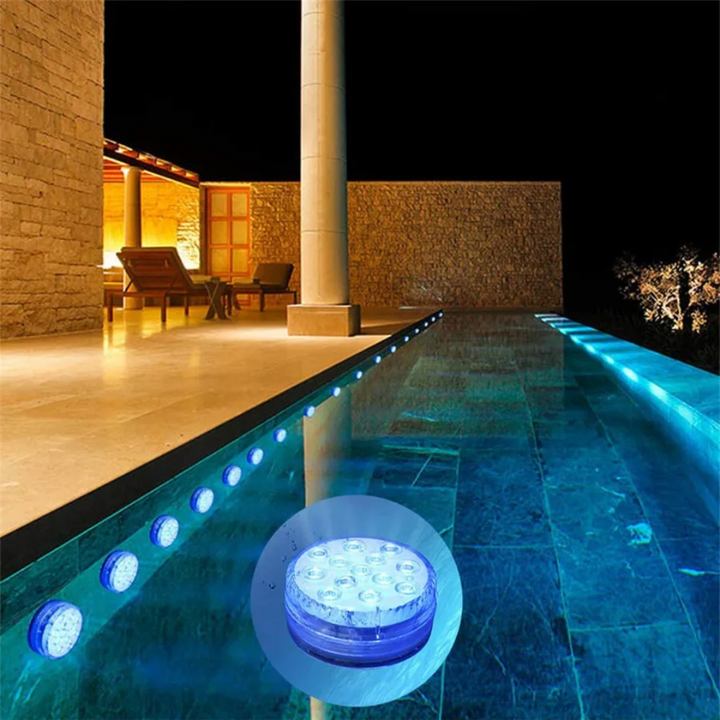Luce LED colorata per piscina sommergibile con telecomando RF