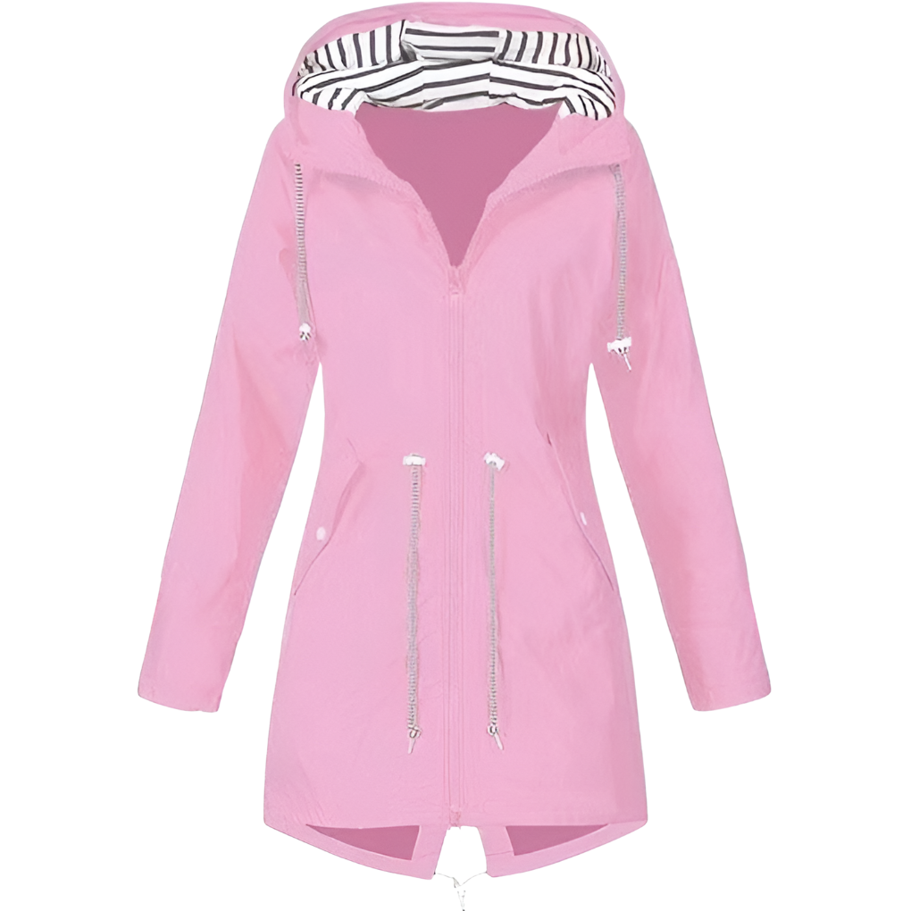 Giacca impermeabile con cappuccio da donna