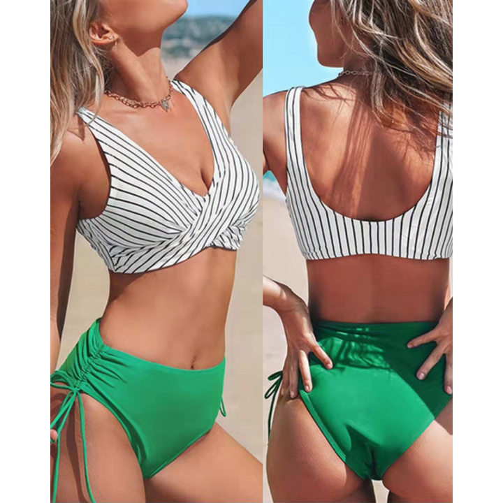Bikini da spiaggia 2 pezzi da donna Stile estivo vibrante