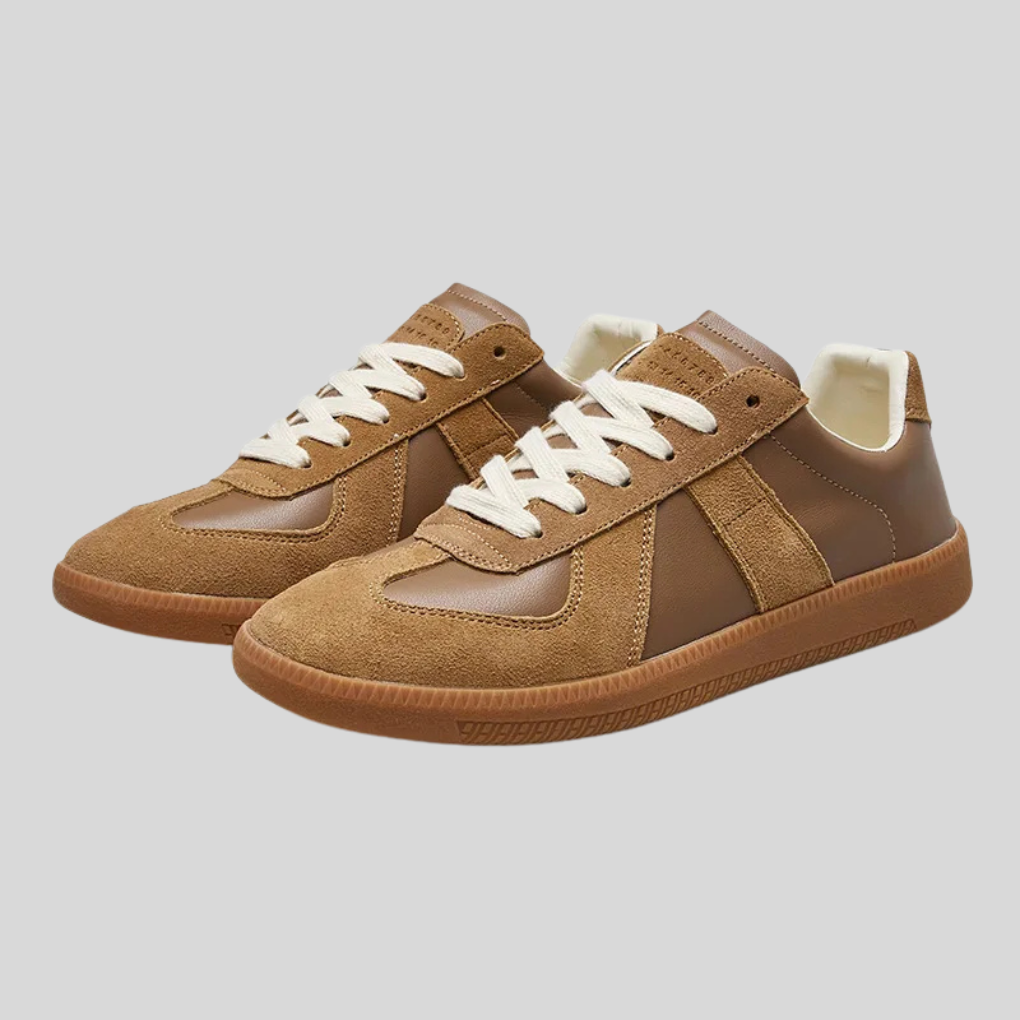 Sneakers con plateau retrò