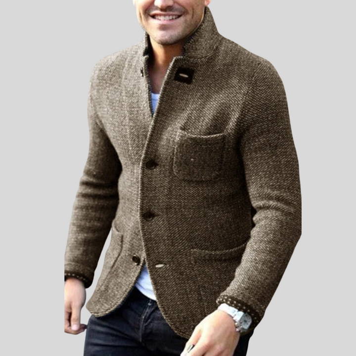Blazer da uomo con bottoni abbassati