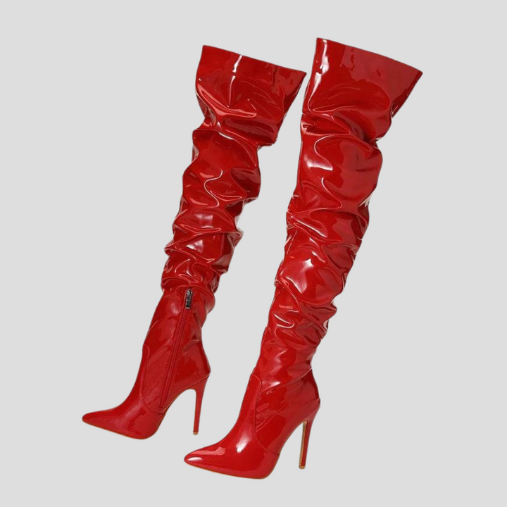 Stivali da donna con tacco 8 cm