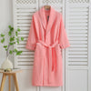 Accappatoio leggero in kimono 100% cotone a nido d'ape