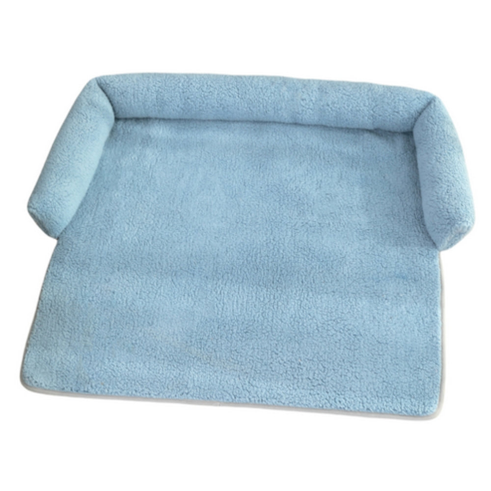 Coperta antiscivolo per letto per cani con cuscino per il collo