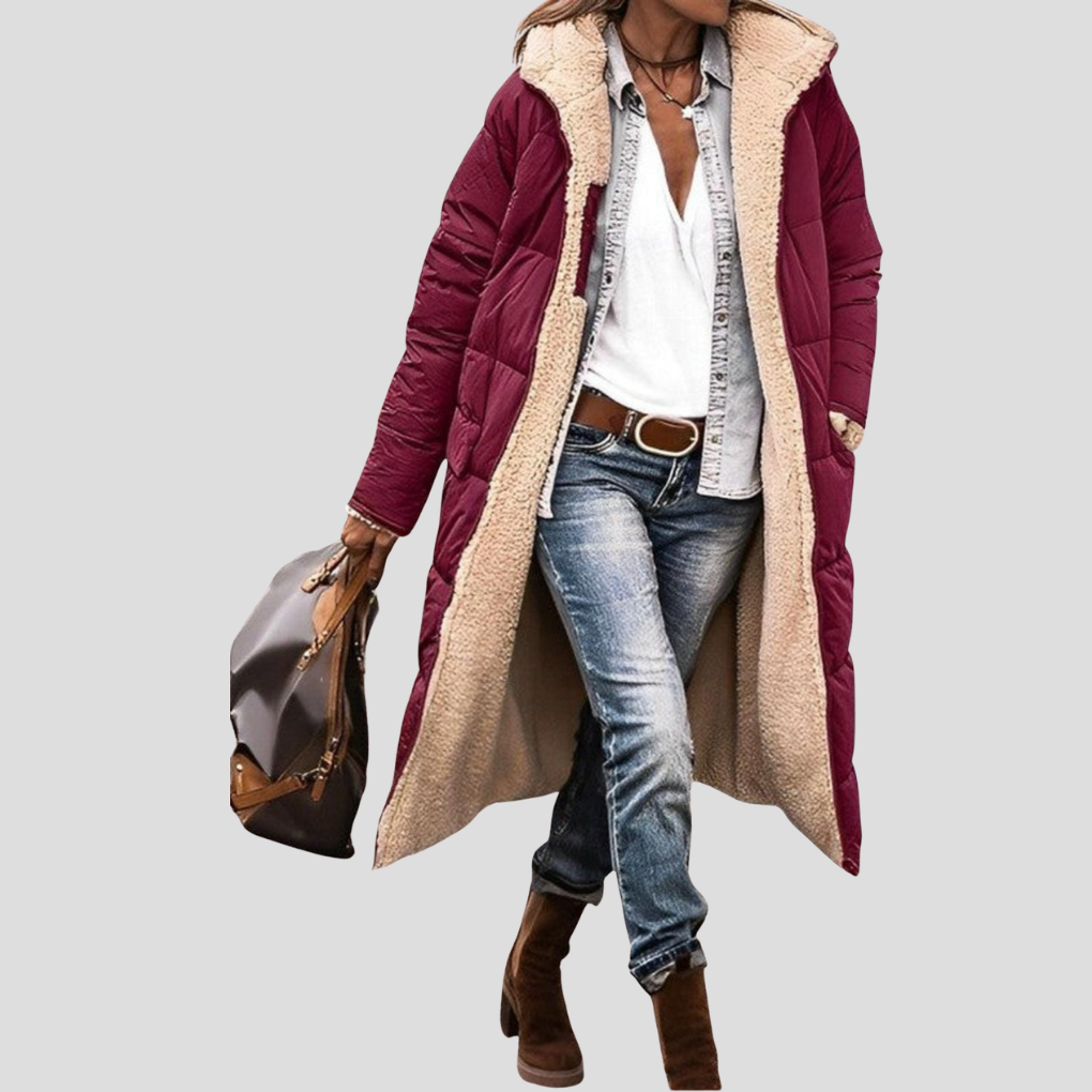Cappotto invernale reversibile da donna