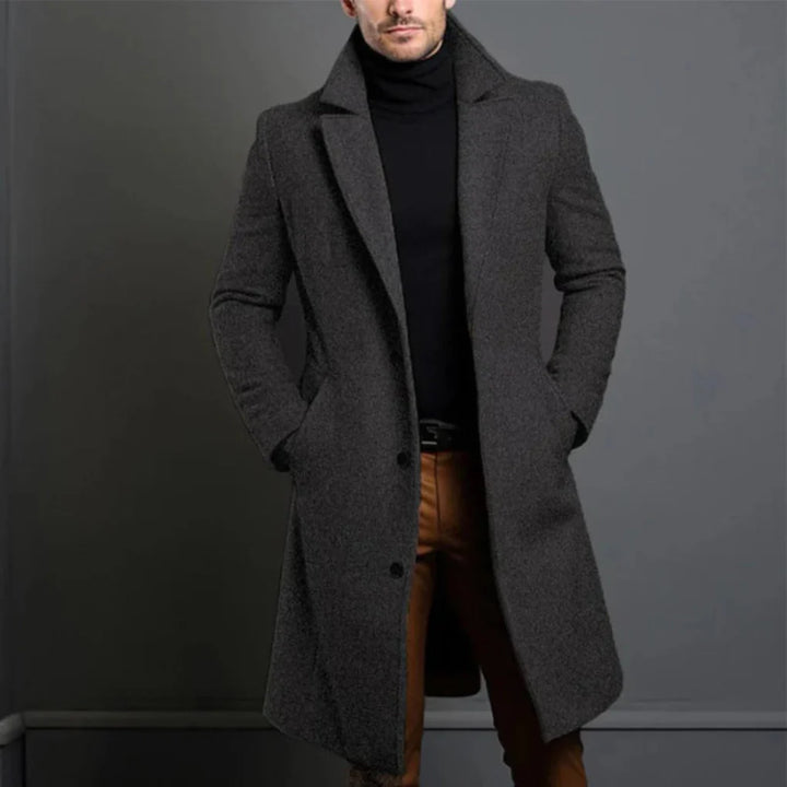 Cappotto in misto lana da uomo: eleganza moderna per le stagioni fredde